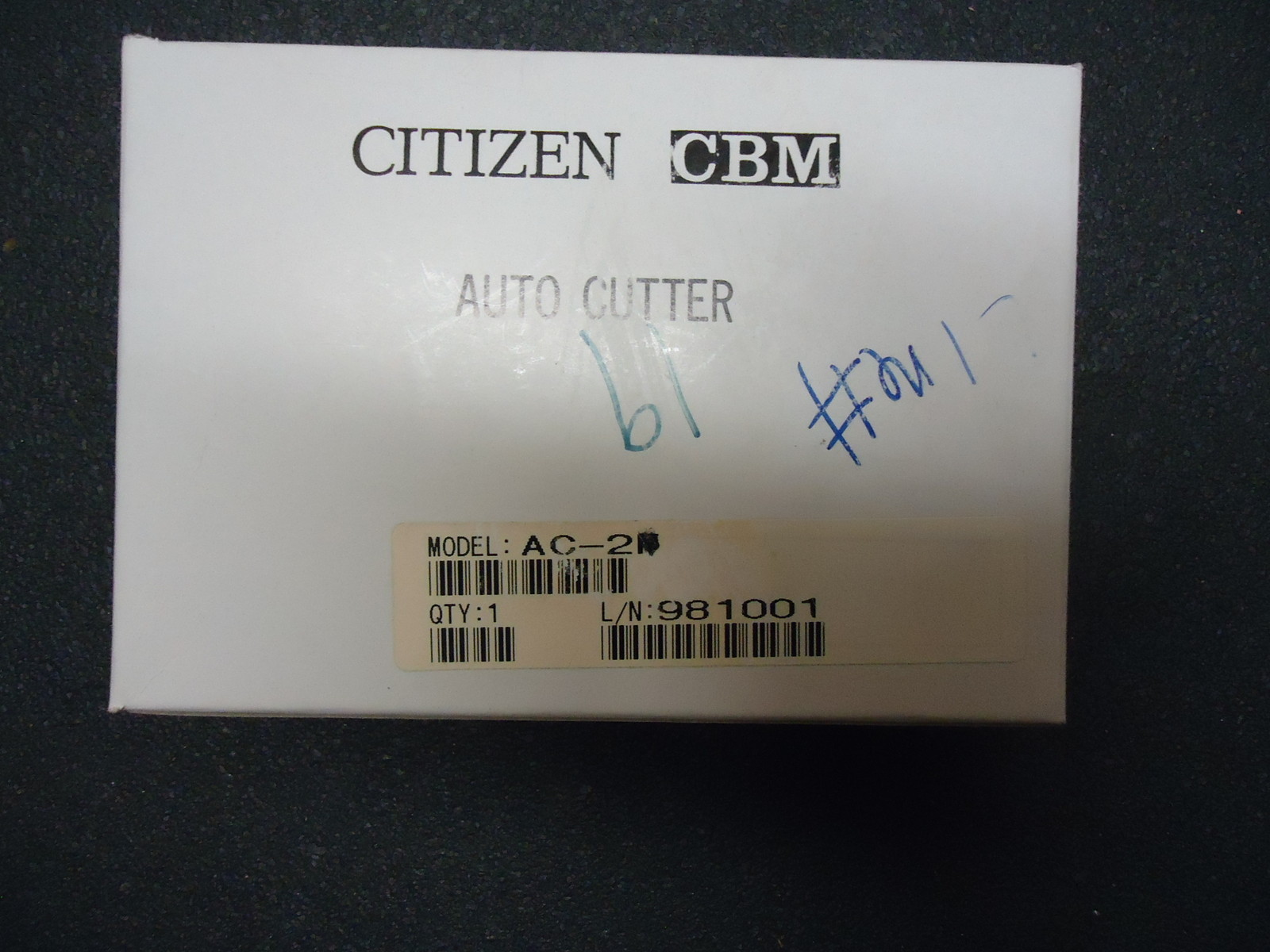 Citizen AC-2 Auto Cutter. Brand New!