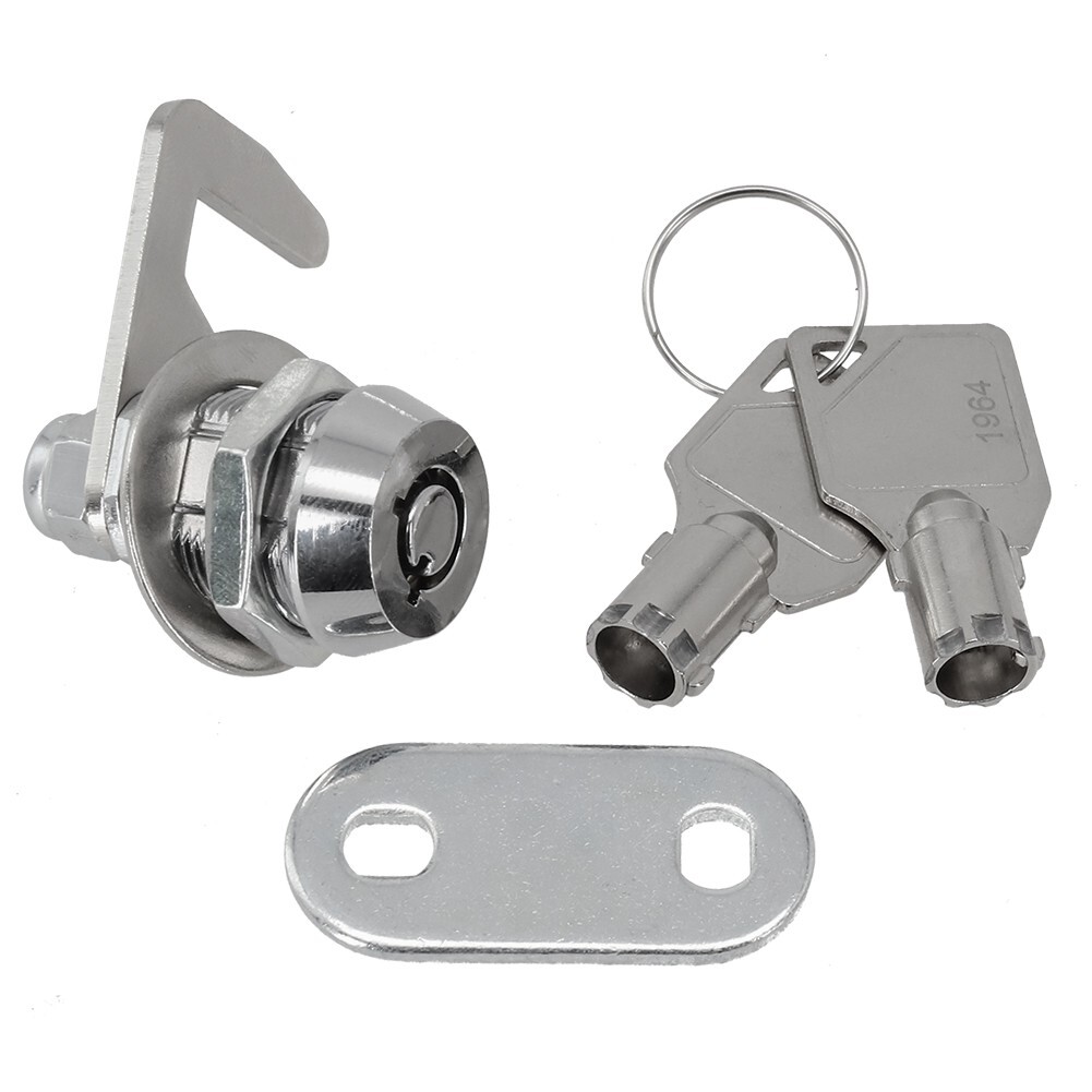 Sturdy And Waterproof Tool Box Lock Cylinder 90 Degree Hook Cam Locks Kit