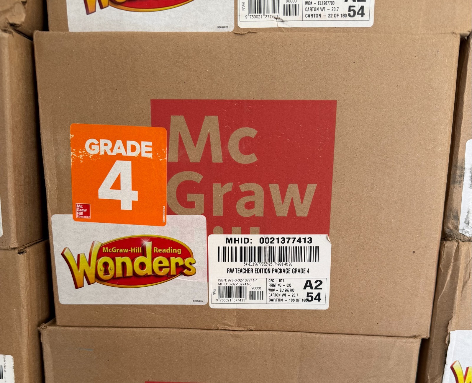 Grade 4 Wonders Teacher Edition Set Units 1-6 NEW 2017 Complete Curriculum