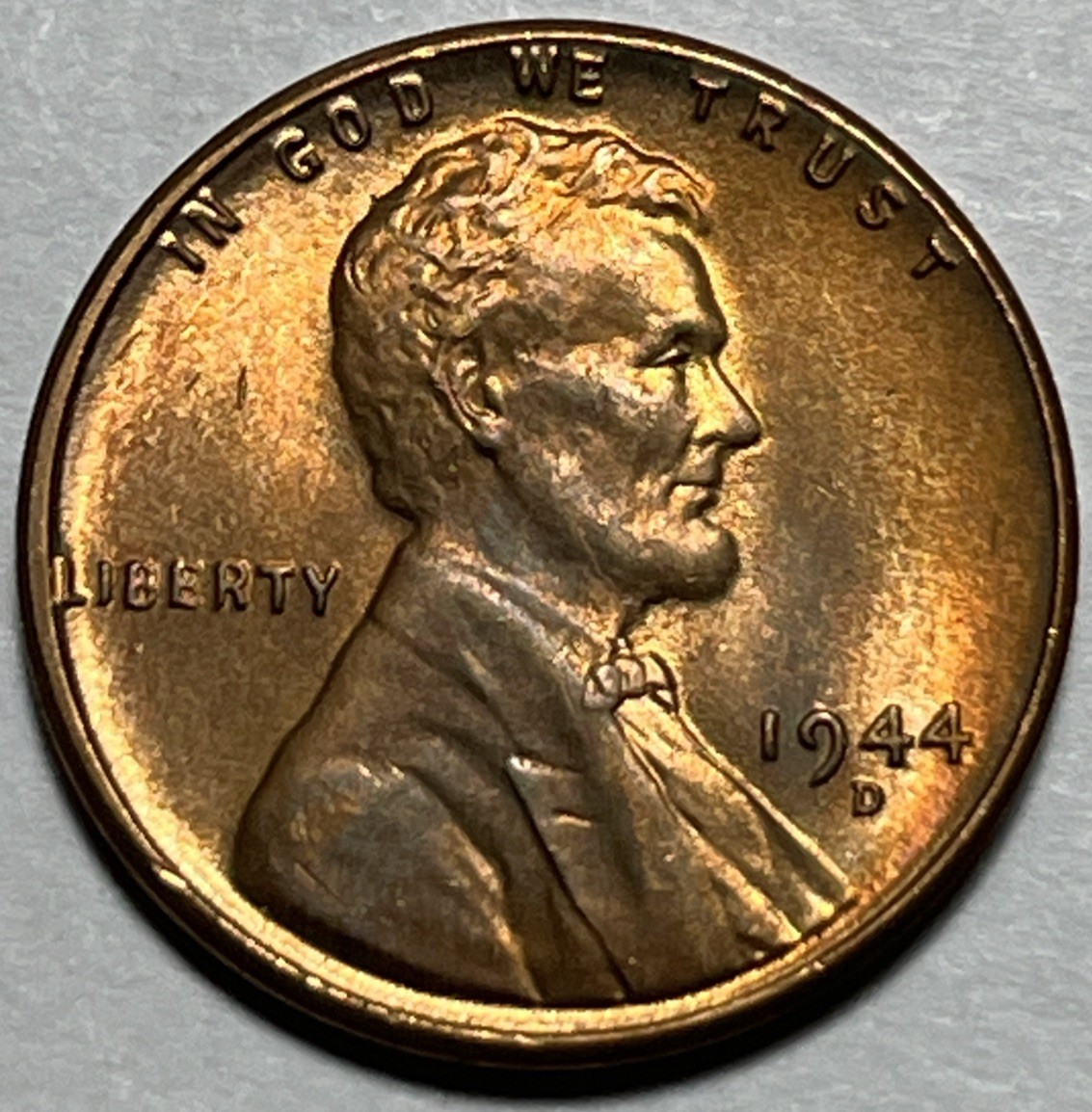 1944 D/D Wheat Penny Errors DDO Die Clash Uncirculated