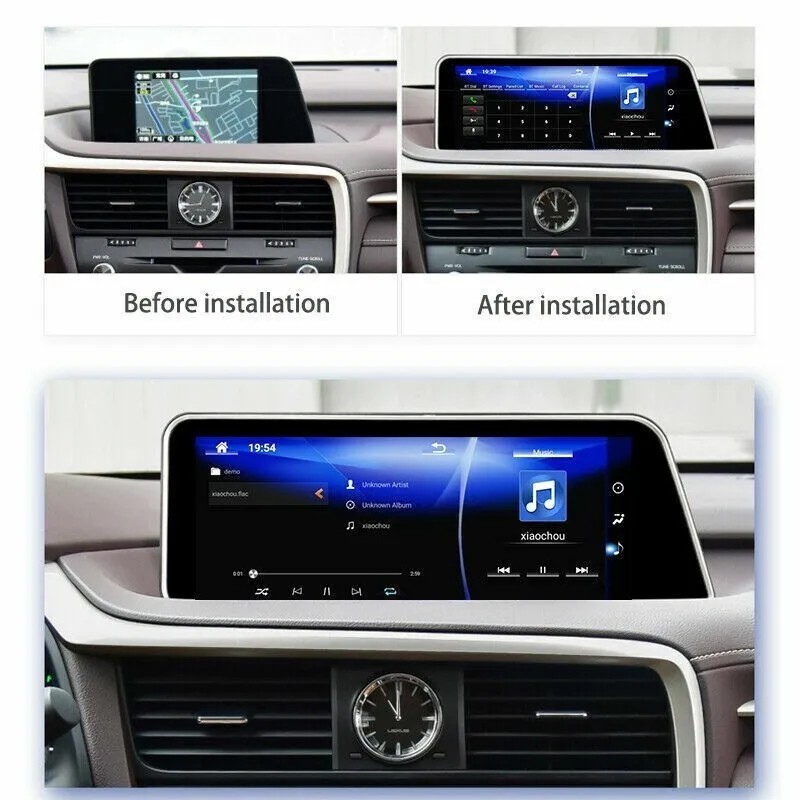 12.3" For Lexus RX 2016-2019 Car Stereo Radio Auto Android Carplay Navi 8+64GB