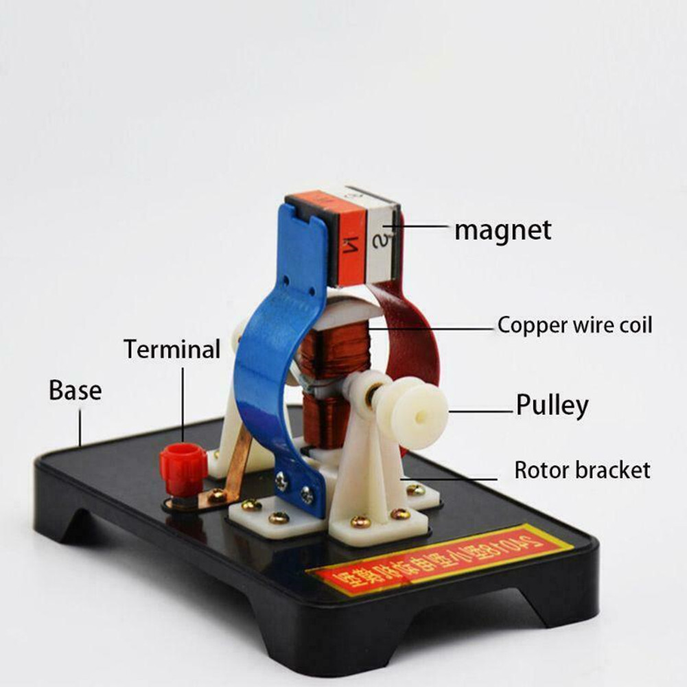 Simple DC Electric Motor Model Physics Teaching Educational Toy DIY Assemble Kit
