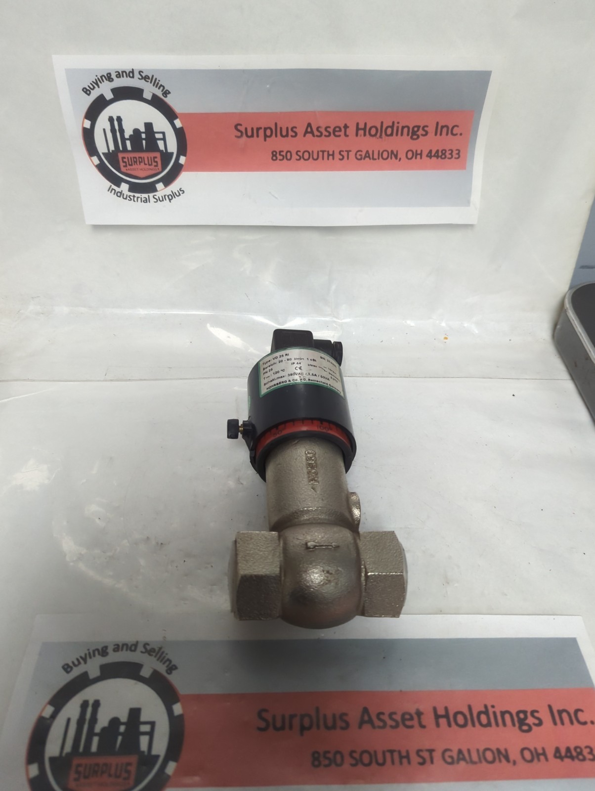 HONSBERG,VD 25 RI,FLOW SWITCH ASSEMBLY PRE-OWNED