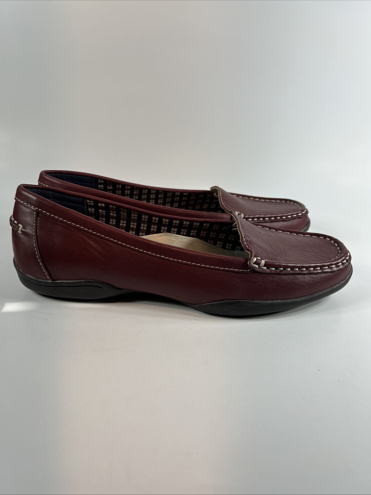 Anne Klein iFlex Loafers Women’s Size 9.5 M Burgundy Red Comfort Slip On