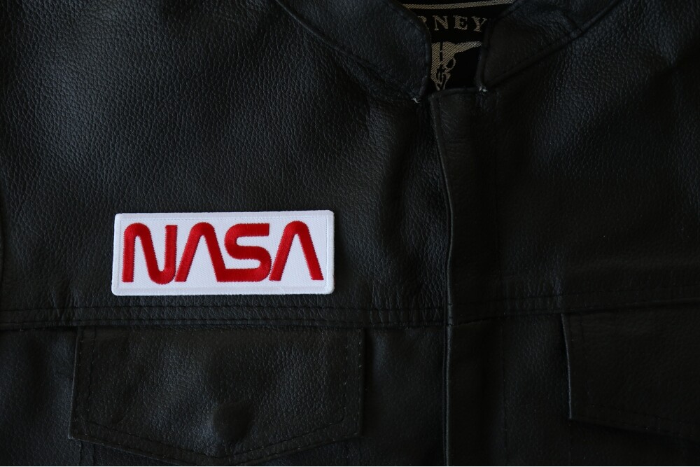 Embroidered Patch, NASA Space Patch, 4" x 1.5" (10.2 cm x 3.8 cm)