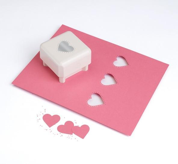 Martha Stewart Punch Around the Page STUDDED HEART Love Valentine