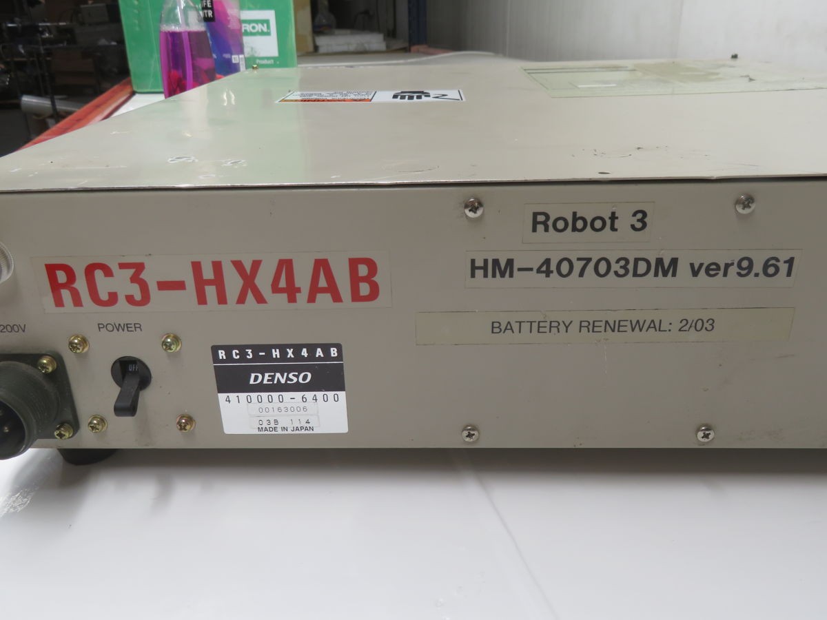 DENSO RC3-HX4AB ROBOT CONTROLLER T263889