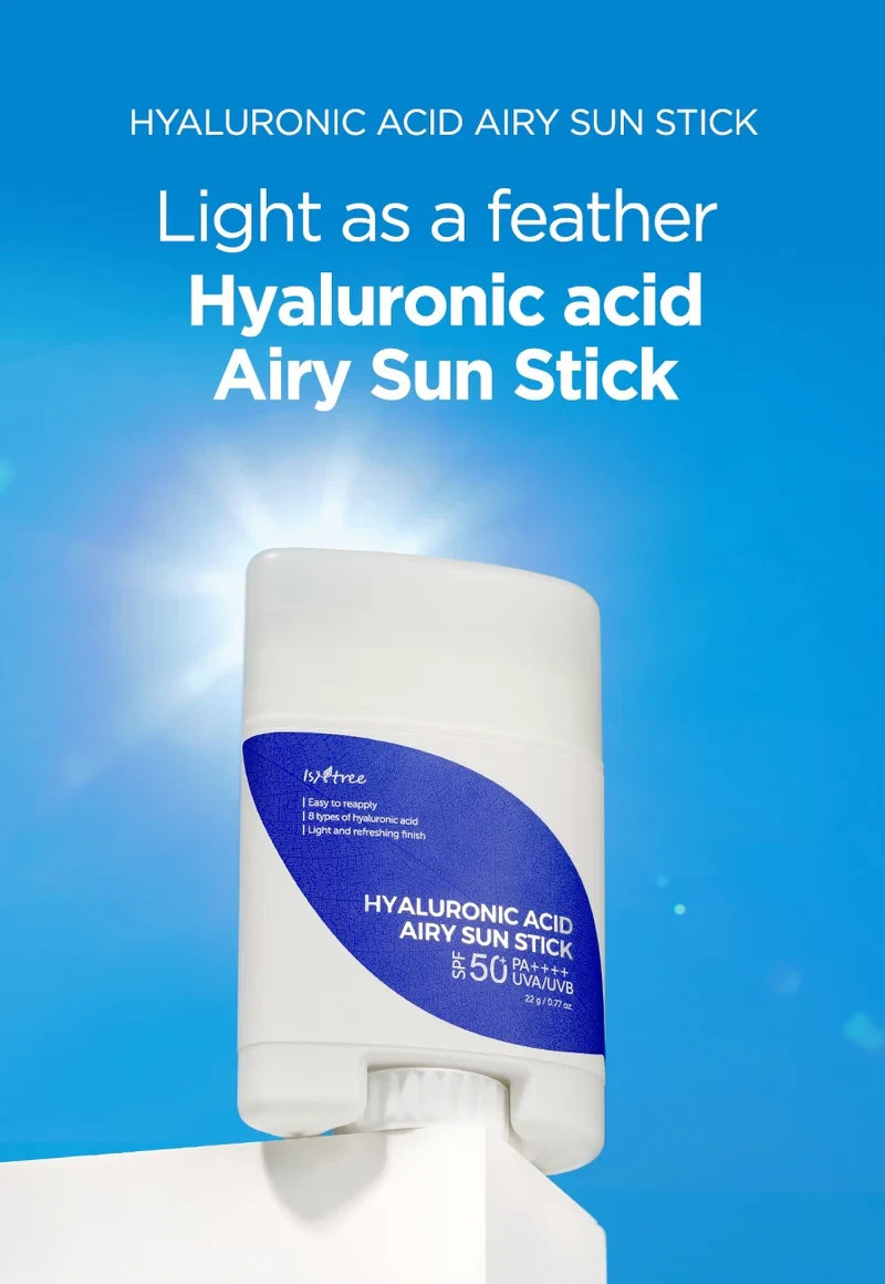 ISNTREE Hyaluronic Acid Airy Sun Stick 22g SPF50+ PA++++ | Genuine | Tracking