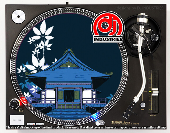 Japanese Shinto Shrine - 7"-12" DJ slipmat for LP turntable record player
