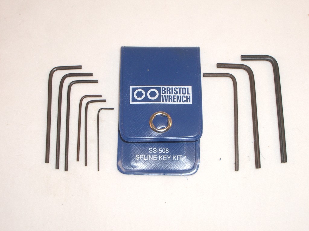BRISTOL SS-508 MINI SPLINE WRENCH L-KEY SET
