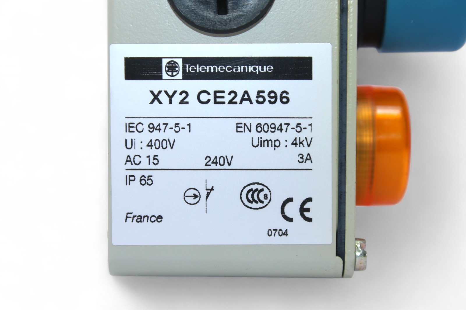 TELEMECANIQUE XY2CE2A596 EMERGENCY STOP ROPE PULL SWITCH