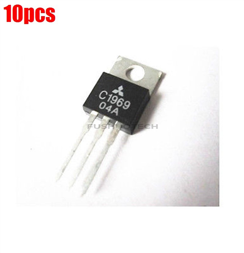 10Pcs TO-220 Epitax Rf Power Transistor 2SC1969 C1969 New Ic ki