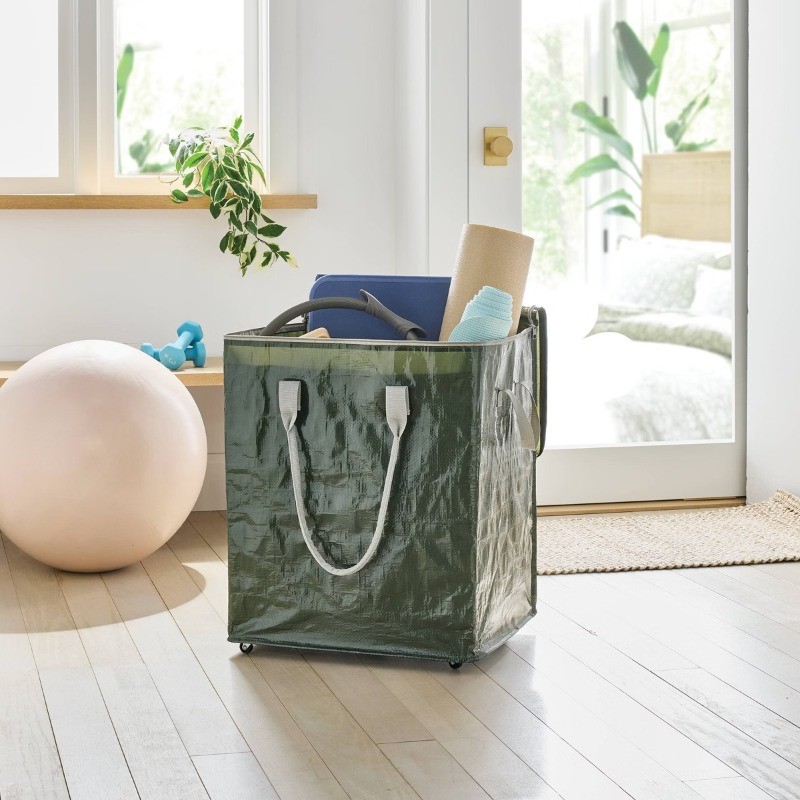Rolling Storage Bag Green