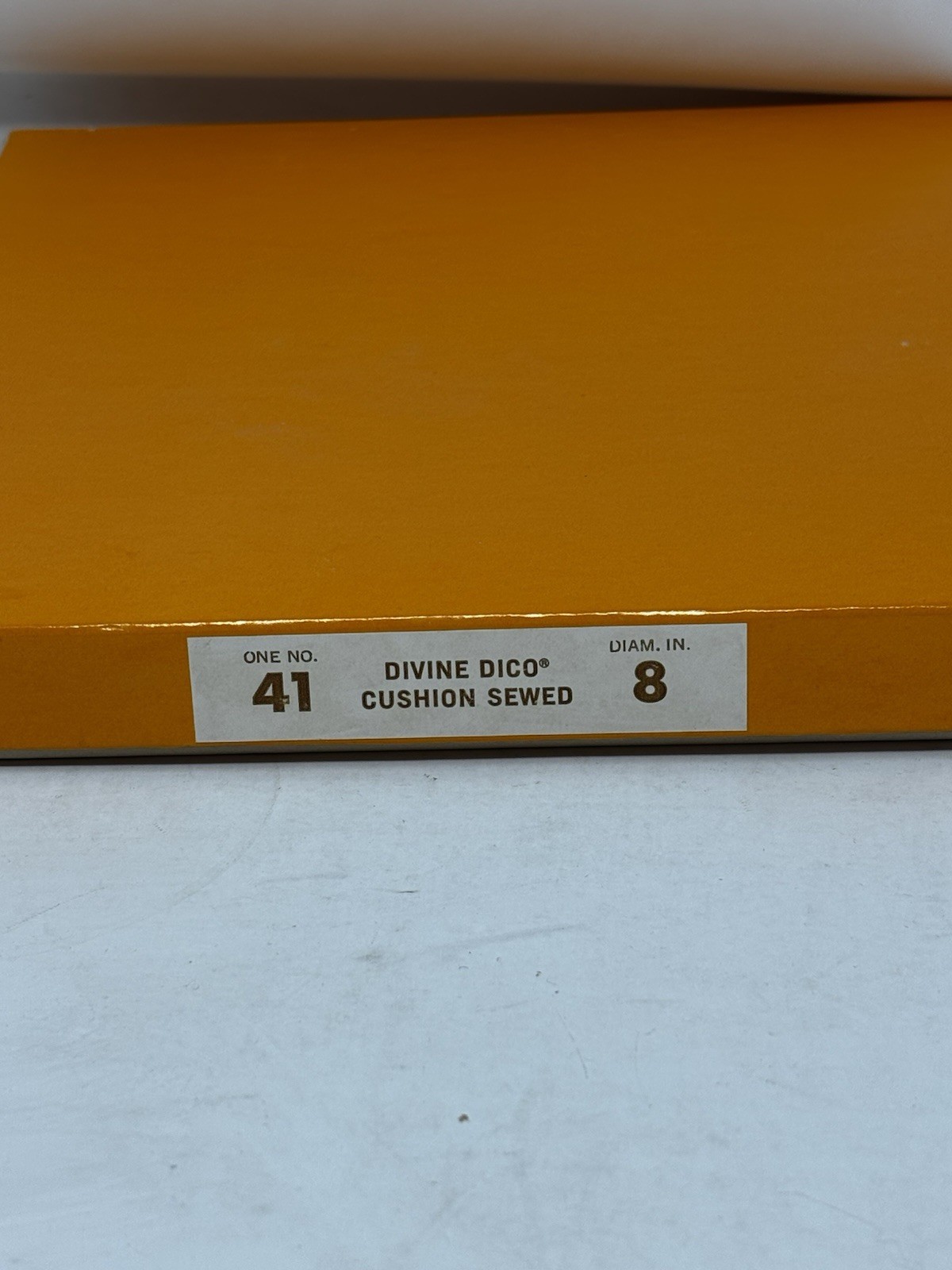 Divine Dico Buffer Pads No. 41 Cushion Sewed 8 in diameter x 3/4 " NIB-open USA