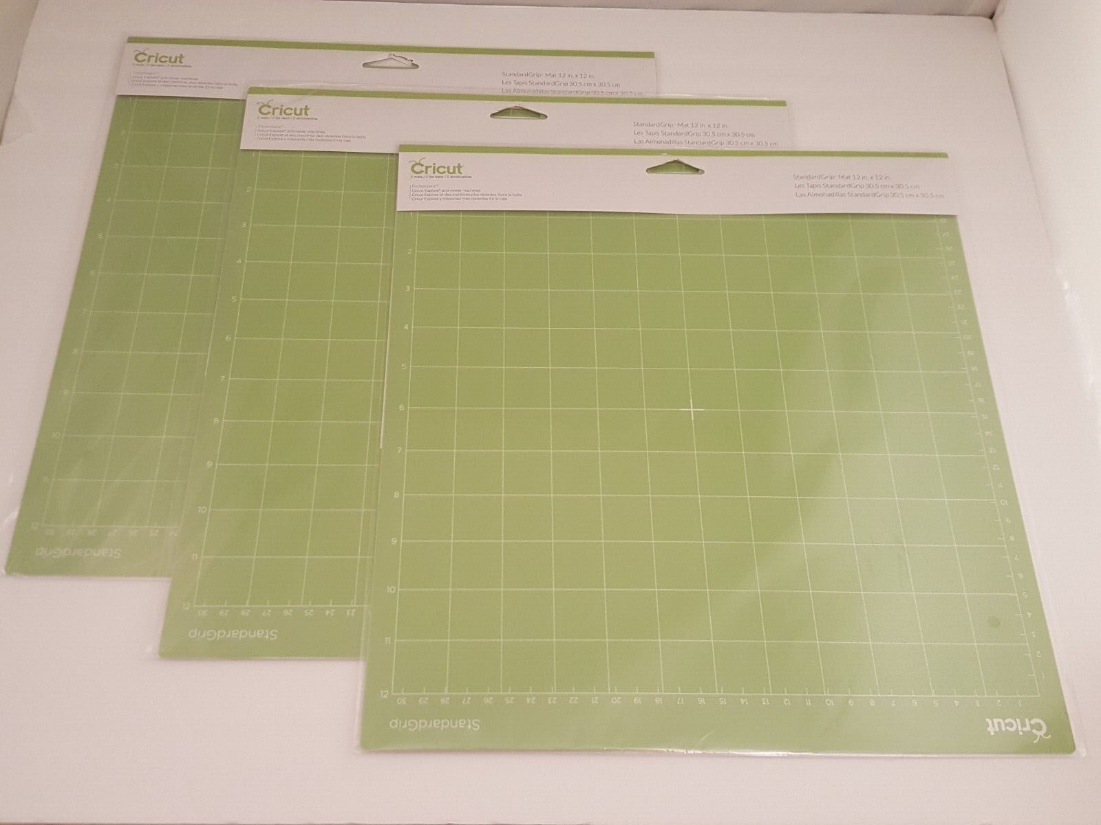 Cricut StandardGrip Mats 2 Pack | Set of 3 | 6 Mats Total | 12" X 12" | 2001974