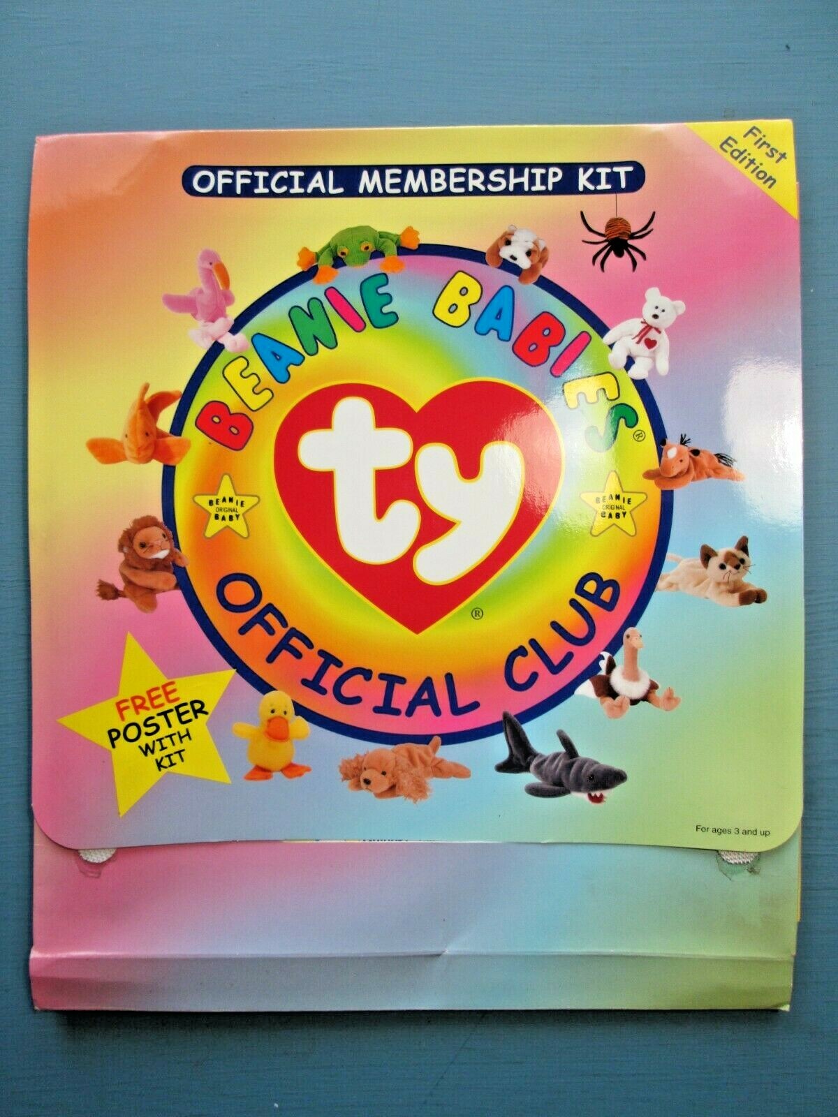 Ty Beanie Babies Official 1998 Membership Kit 1st Issue NEW Unopened