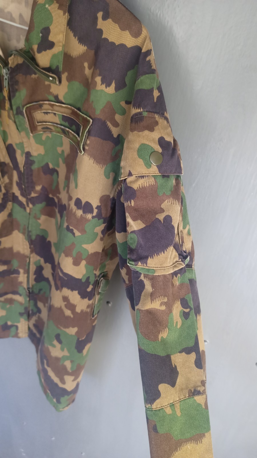 Army camouflage jacket. Combat soldier jacket Taz 90