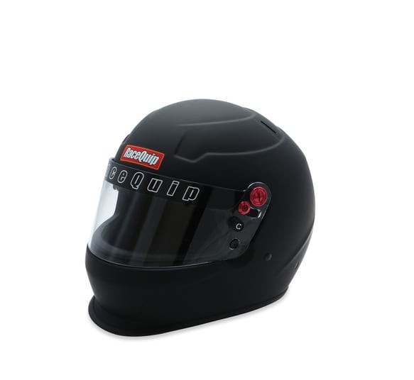 277991 Racequip PRO25 Full Face Helmet Snell SA2025 Rated Matte Black  XSM