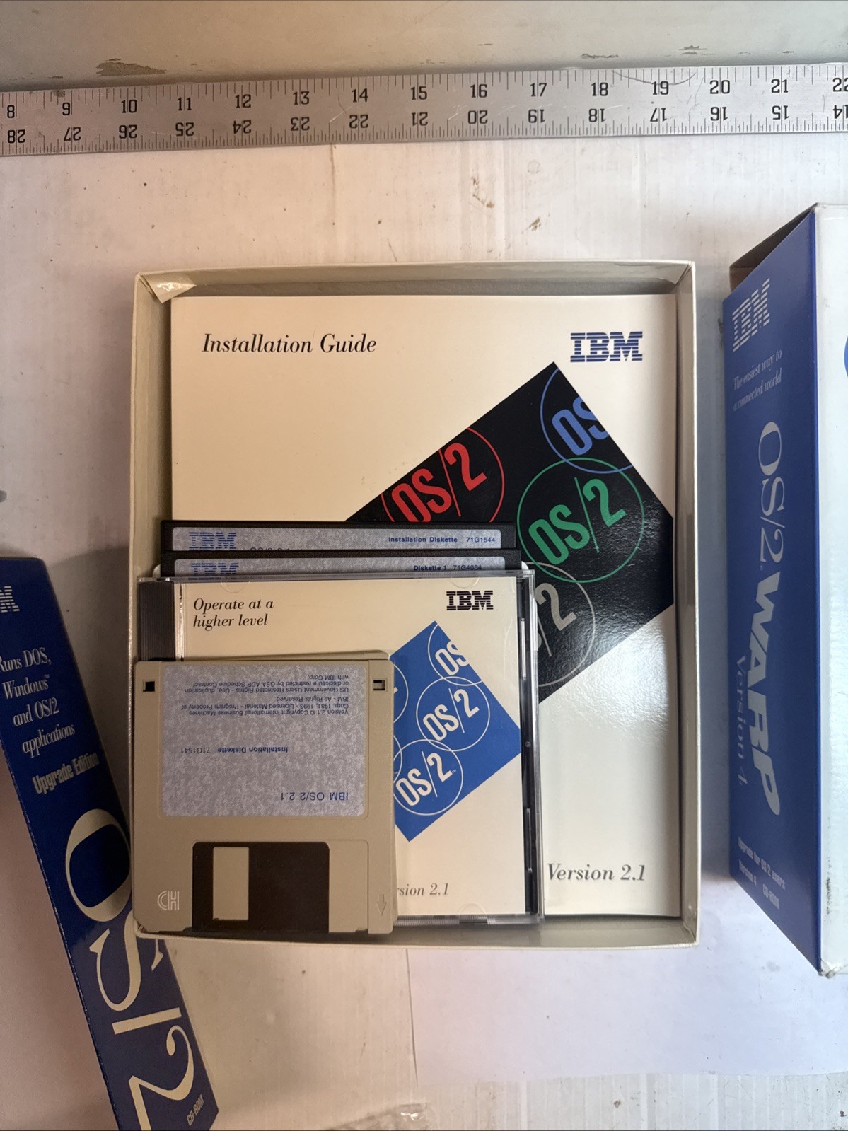 IBM OS/2 Warp Server Advanced Version 4 - VERY RARE - Box & Manuals
