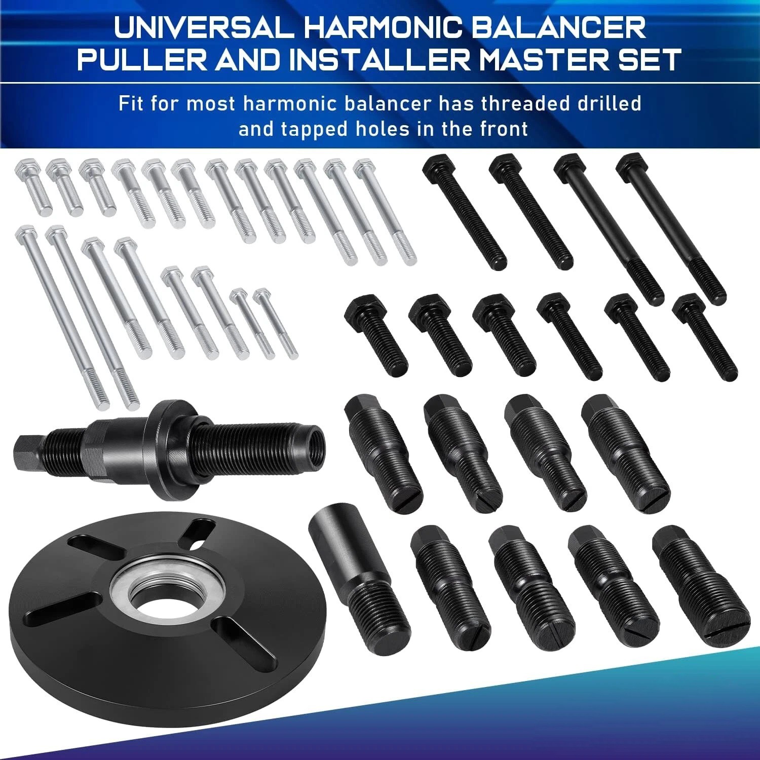 4531 Harmonic Balancer Puller +Installer Kit for Harmonic Balancer, Drive Pulley