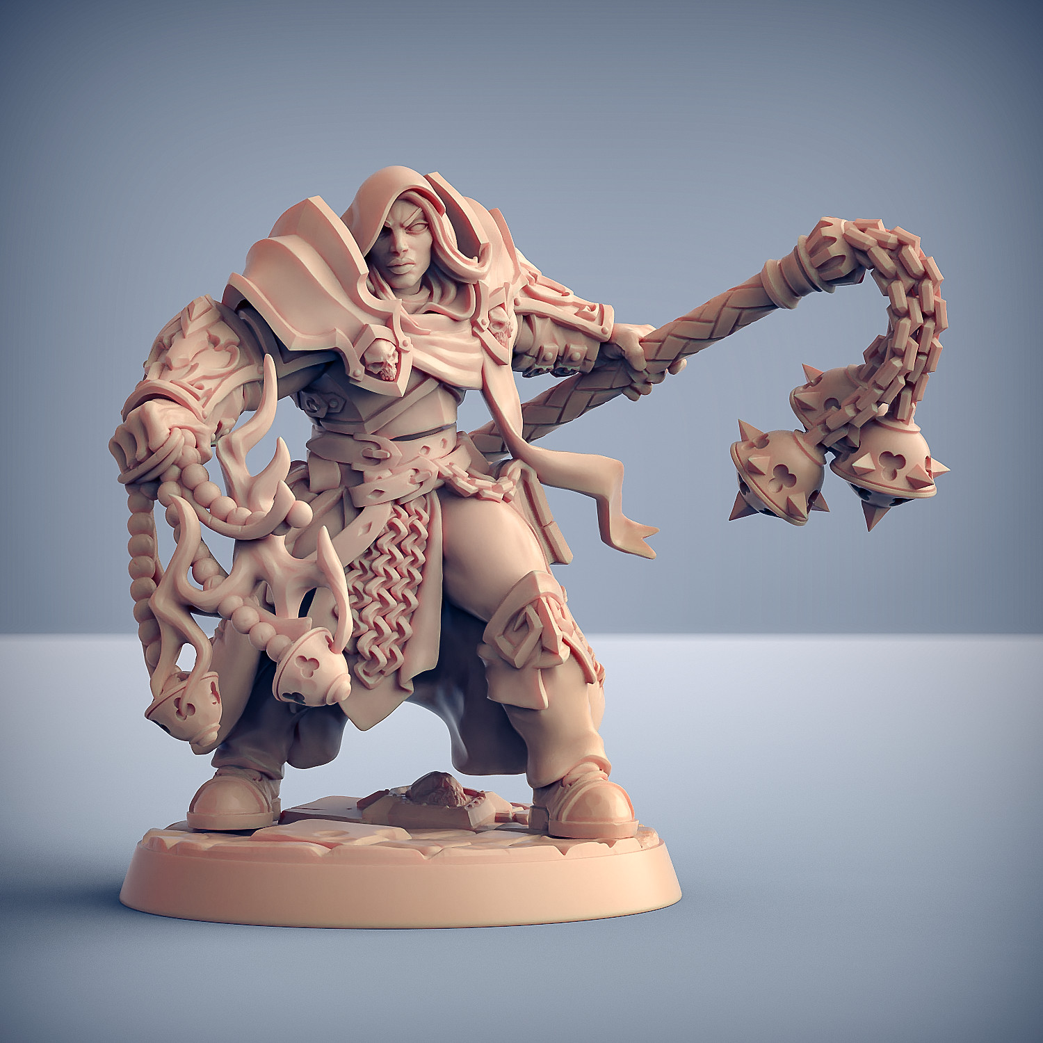 Requiem Brotherhood Paladin Cleric Artisan Guild Dungeons and Dragons Miniature