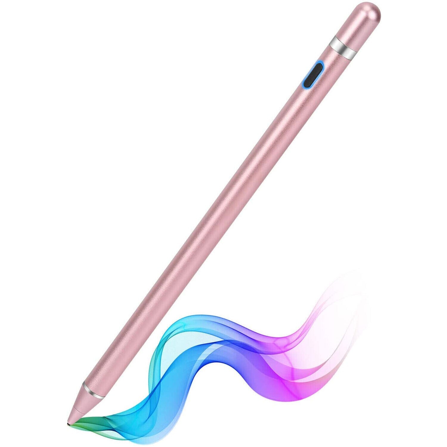 1st Generation Stylus Pencil for iPhone iPad and Smartphones Tablets-Rose Gold