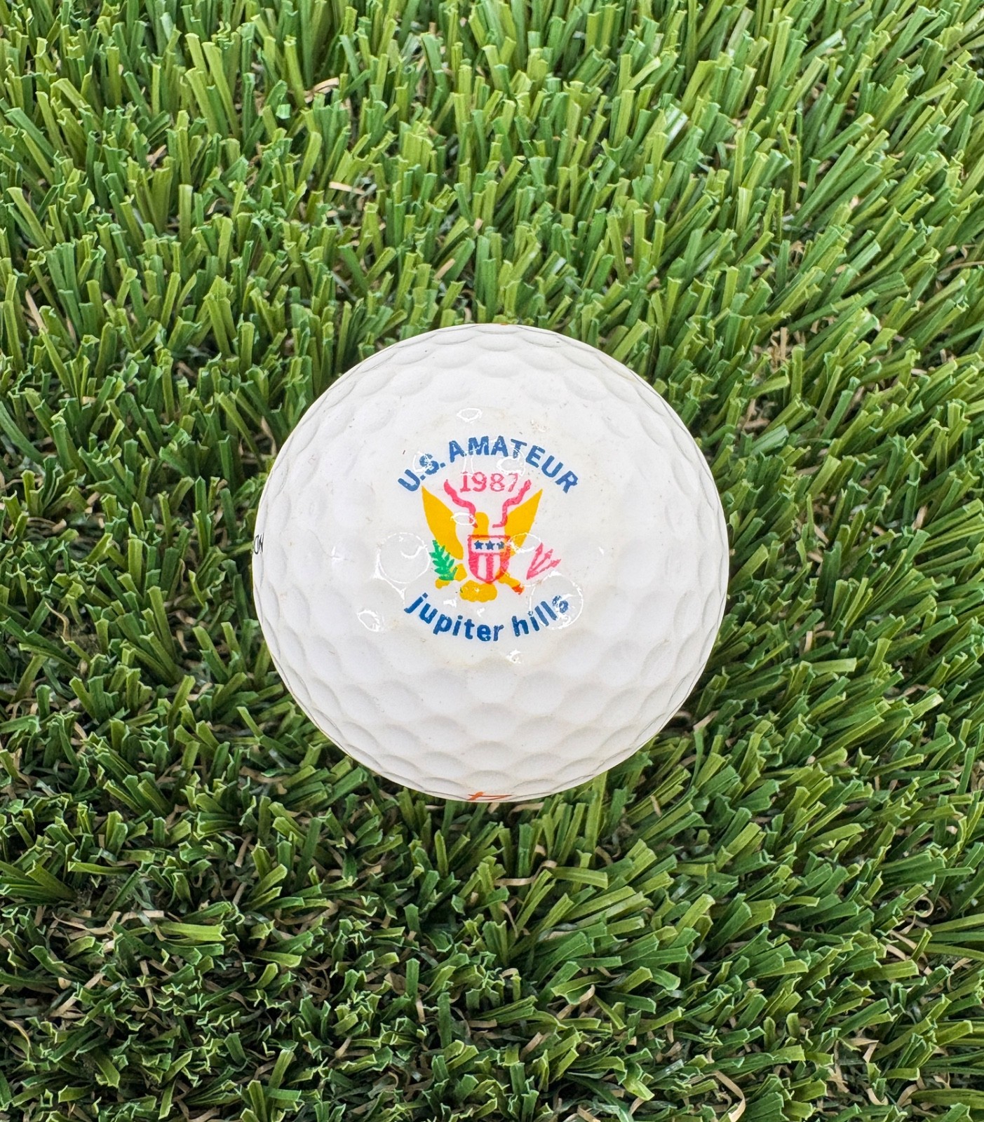 1987 US Amateur Jupiter Hills Logo Golf Ball Billy Mayfair