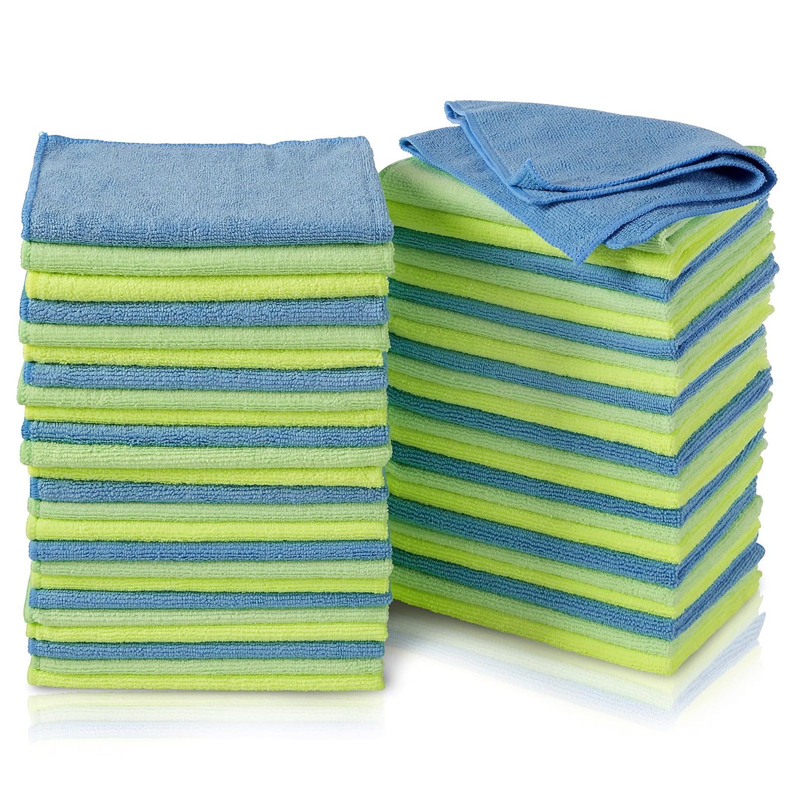 Zwipes Microfiber Cleaning Cloths, 48 Pack 48-pack, Assorted