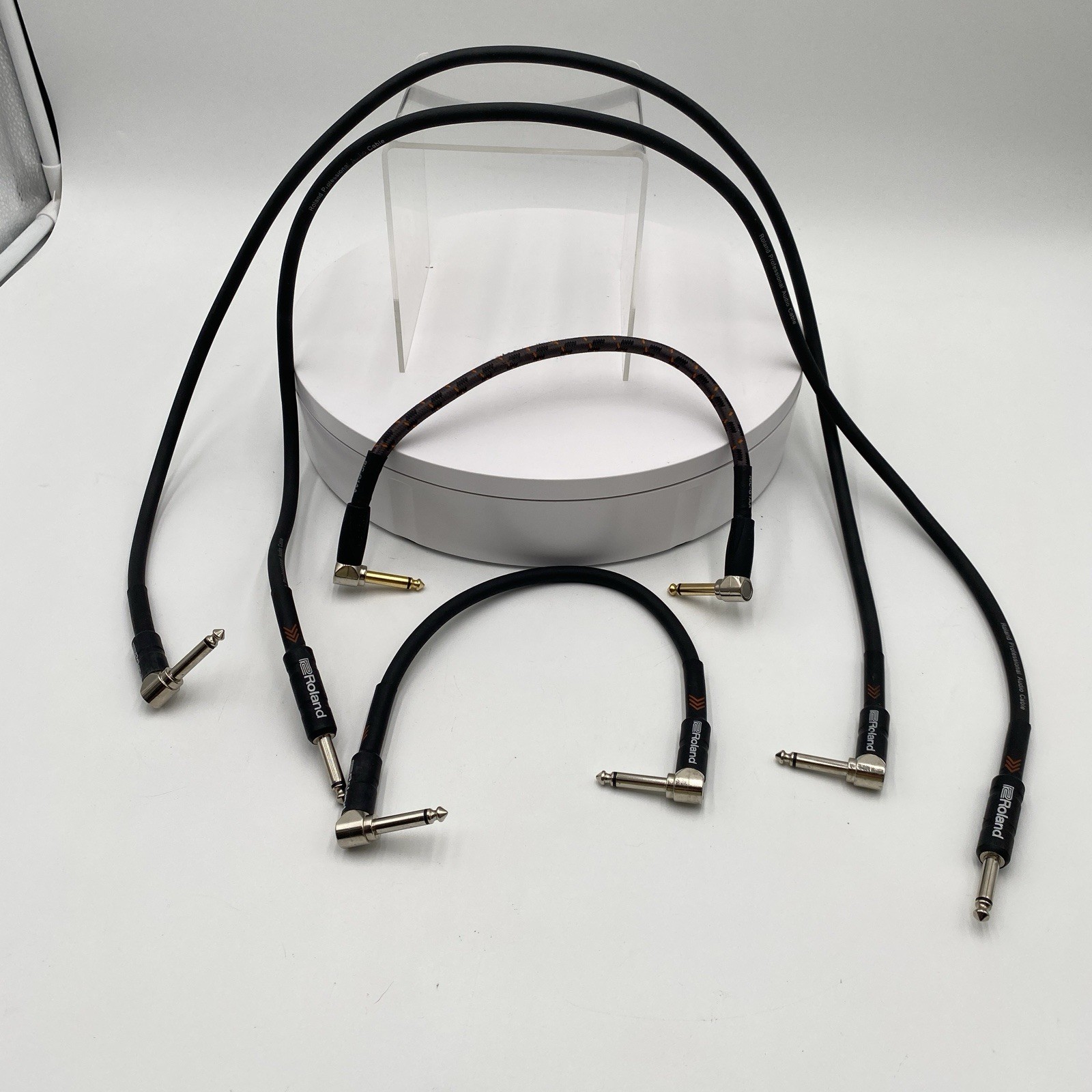 Lot of 4 Roland Black Series Audio Cables Used Free Shipping  RIC-G1AA **READ**