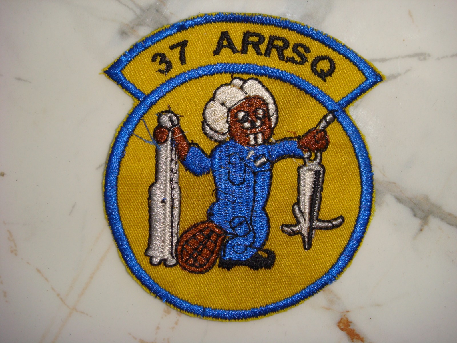 US 37th AEROSPACE RESCUE & RECOVERY SQ AT DA NANG, VIETNAM WAR PATCH