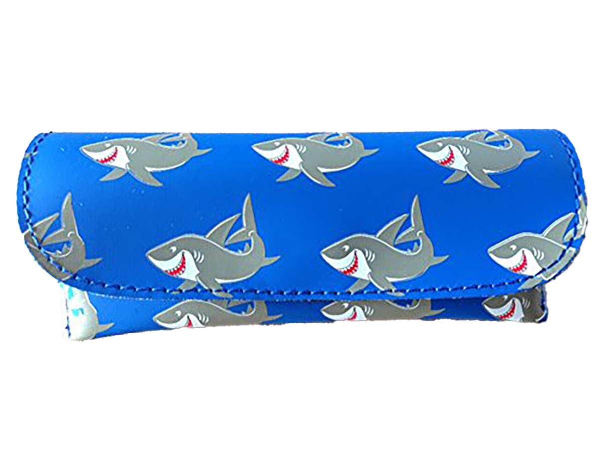 Under the Sea Small Semi-Hard Eyeglasses Case - Shark