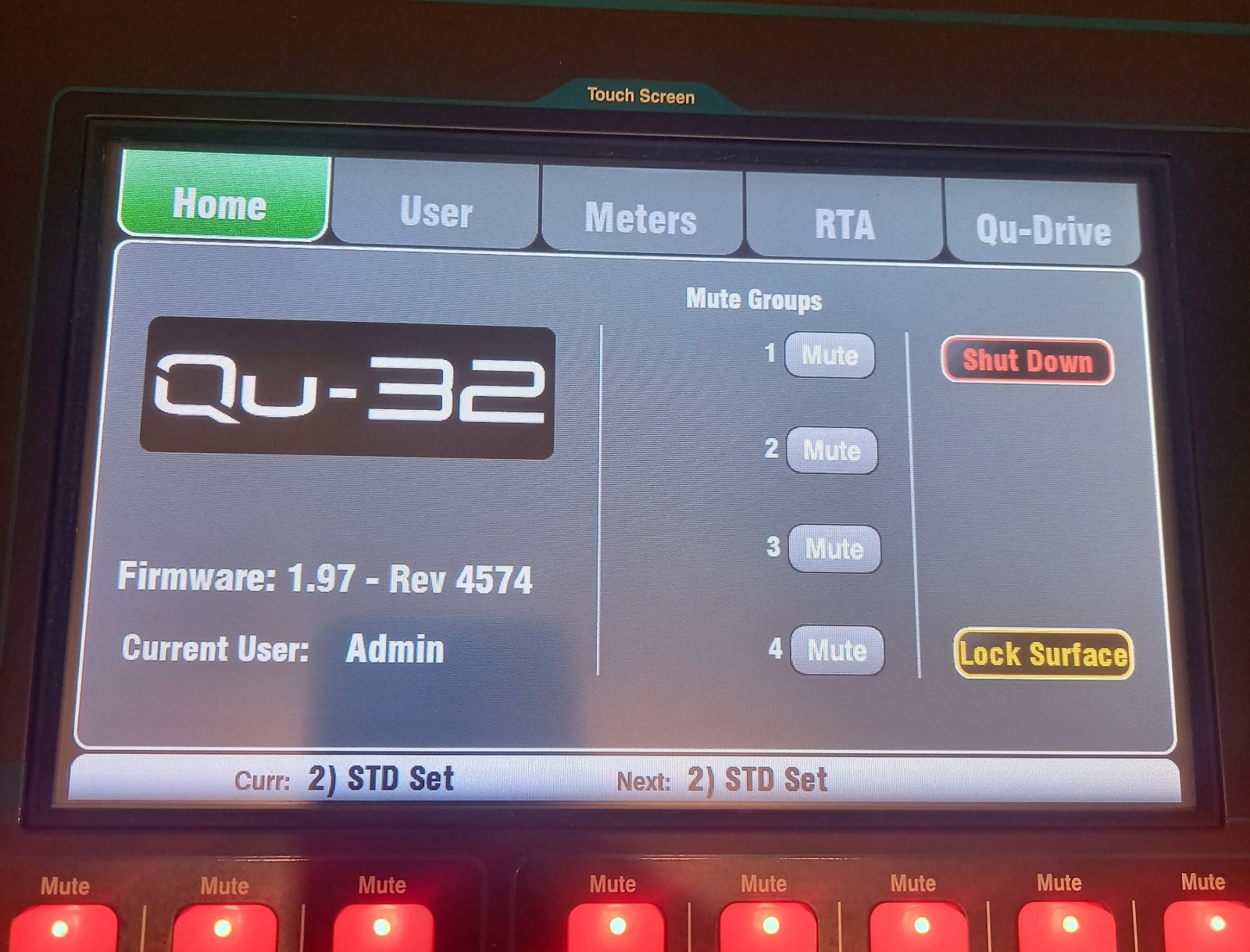 New For Allen & Heath QU-32 LCD Display With Touch Screen qu32