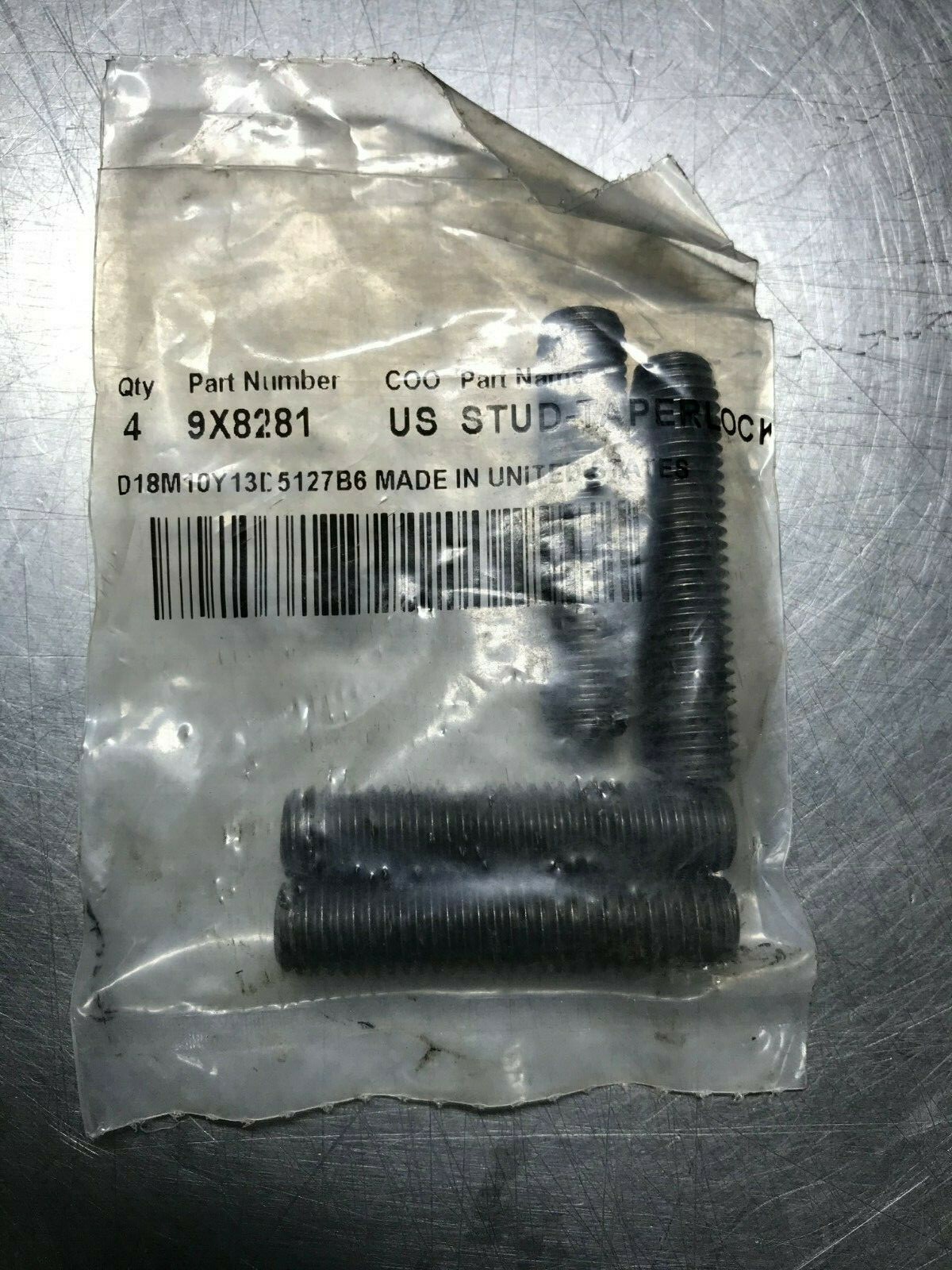 9X8281 Genuine OEM CAT  TAPERLOCK STUD  Caterpillar  9X-8281  QTY of 1 Stud