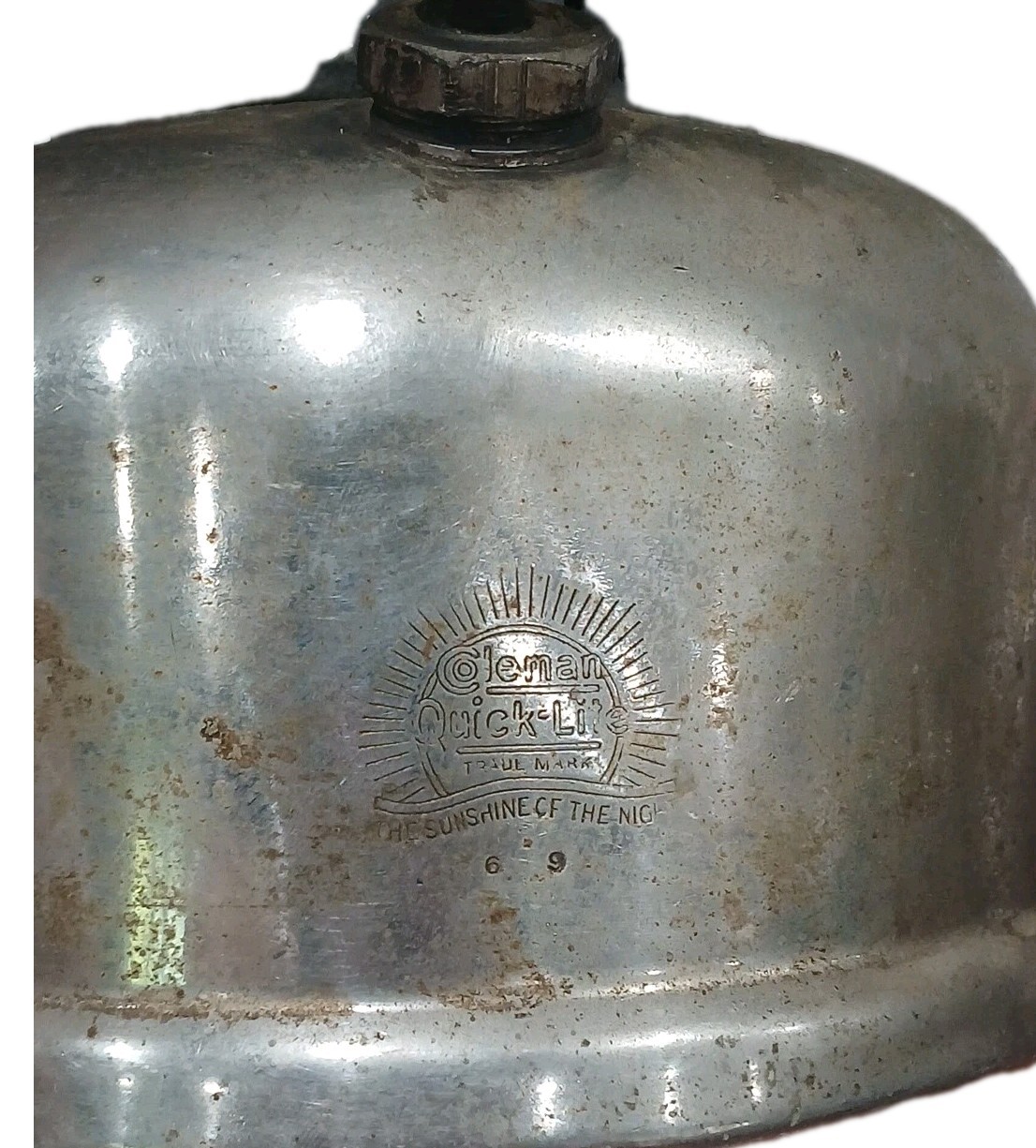 Vintage Coleman Quick lite Lantern Model LQ 1920s Untested No Globe