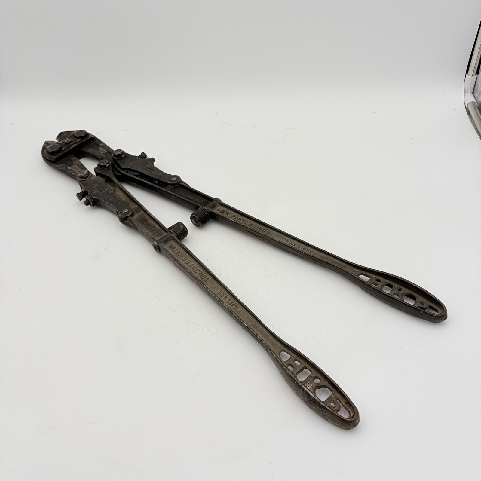 VINTAGE N.K. PORTER No. 1 BOLT CUTTER Made in USA Boston Tool