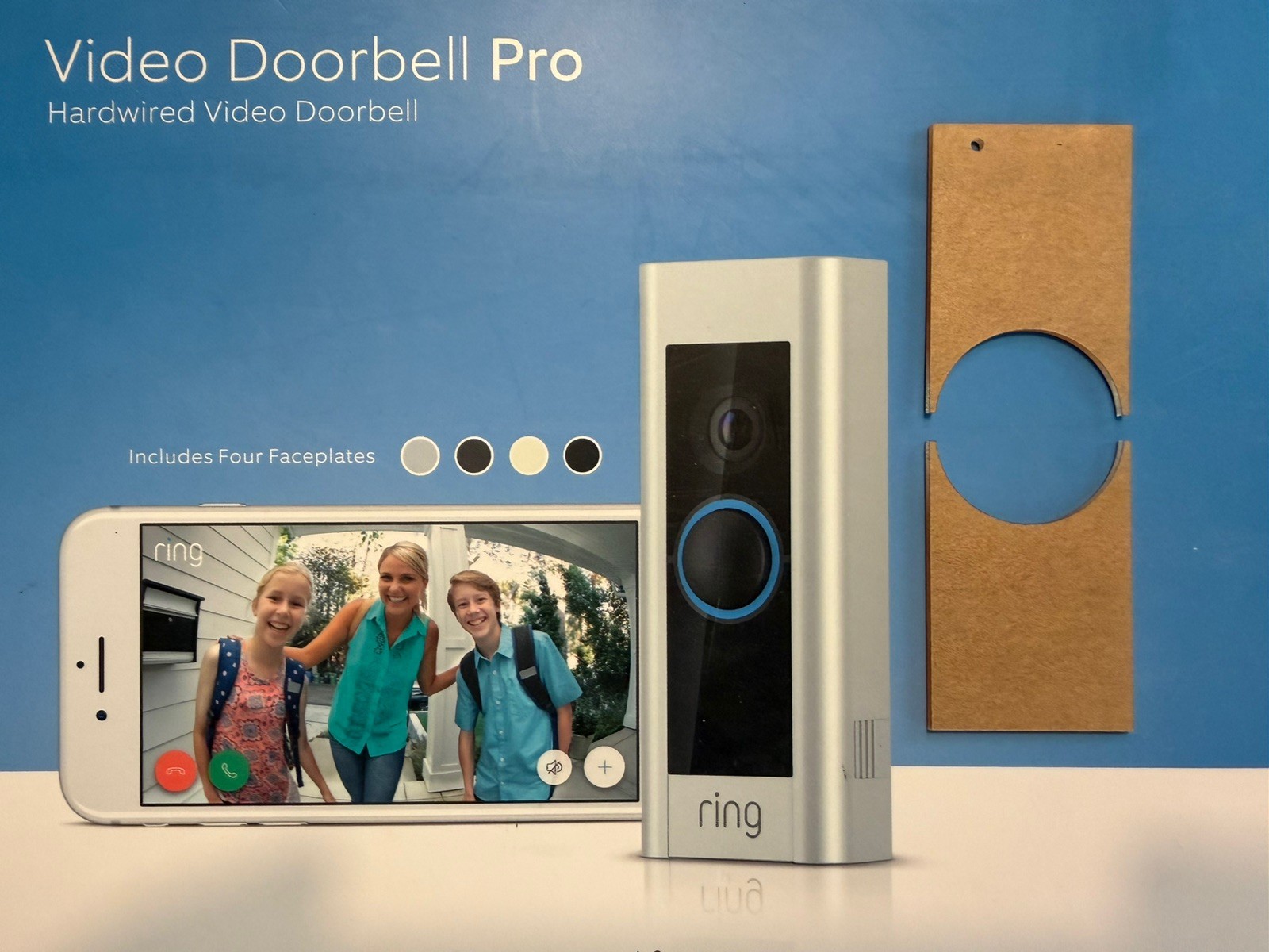 New Replacement Lens For Ring Doorbell Pro (OLDER VERSION). Laser cut acrylic.