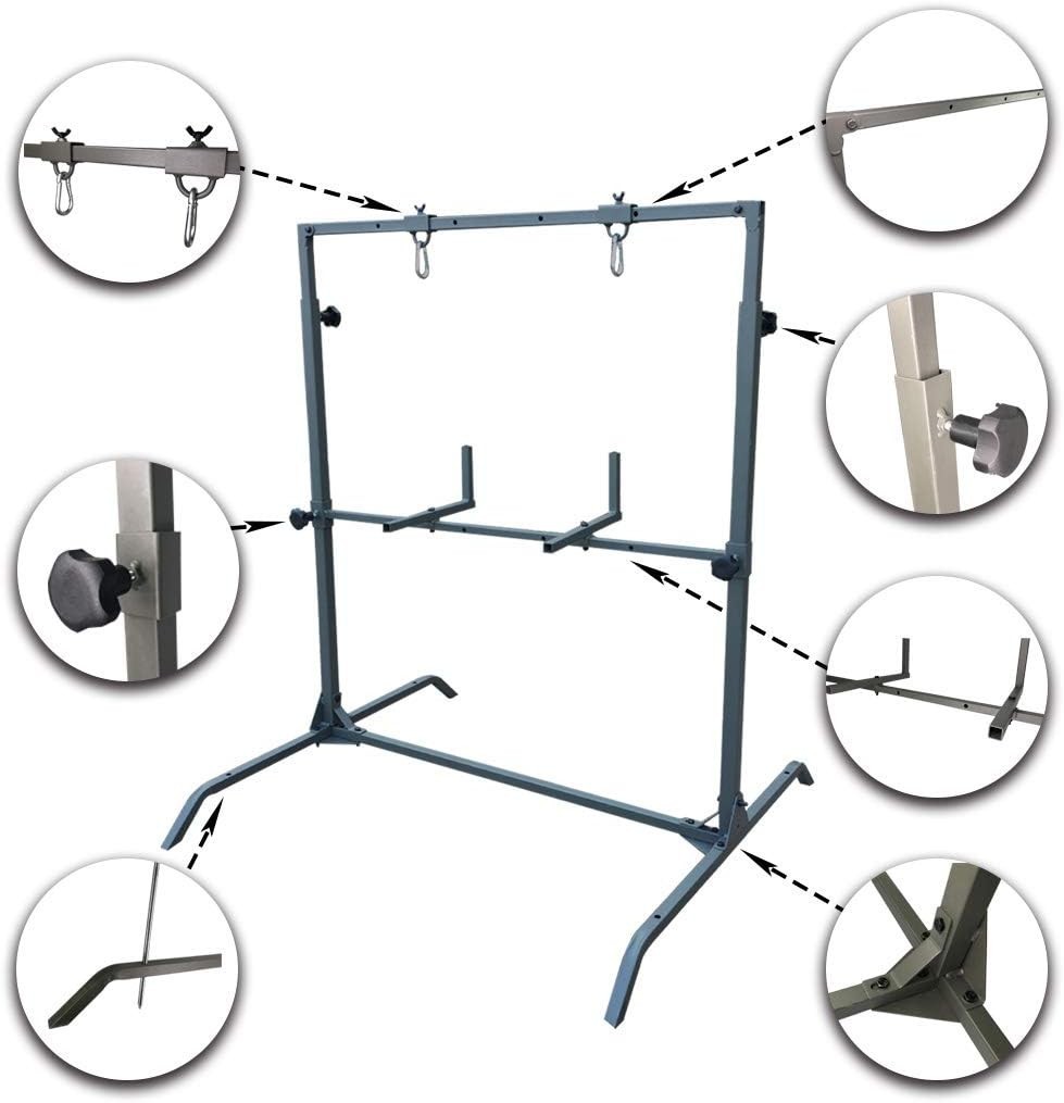 Multi-Function Archery Target Stand - Durable Alloy Steel for Indoor/Outdoor Use