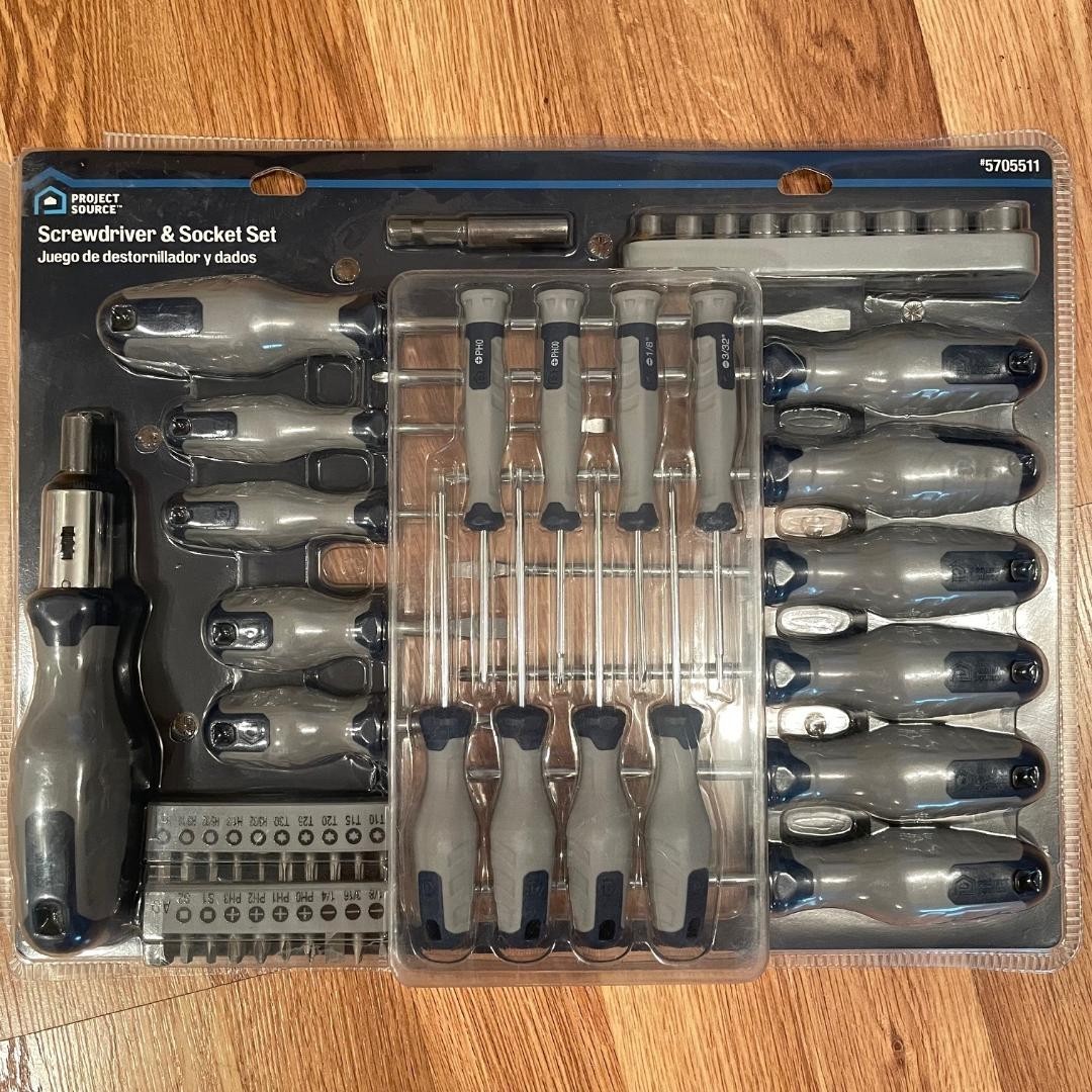 50pc Piece Screwdriver & Socket Set NEW SEALED ORIGINAL PACKAGING Tools Father's