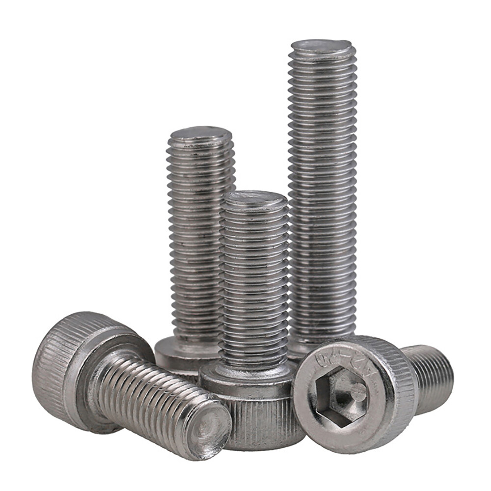 M10 (1.0/1.25mm) FINE PITCH STAINLESS STEEL HEX SOCKET HEAD CAP SCREWS BOLTS
