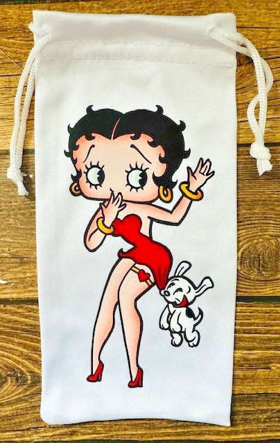Soft Eye Sunglasses  Accessory Pouch Pull Top Portable Betty Boop Puppy Pudgy