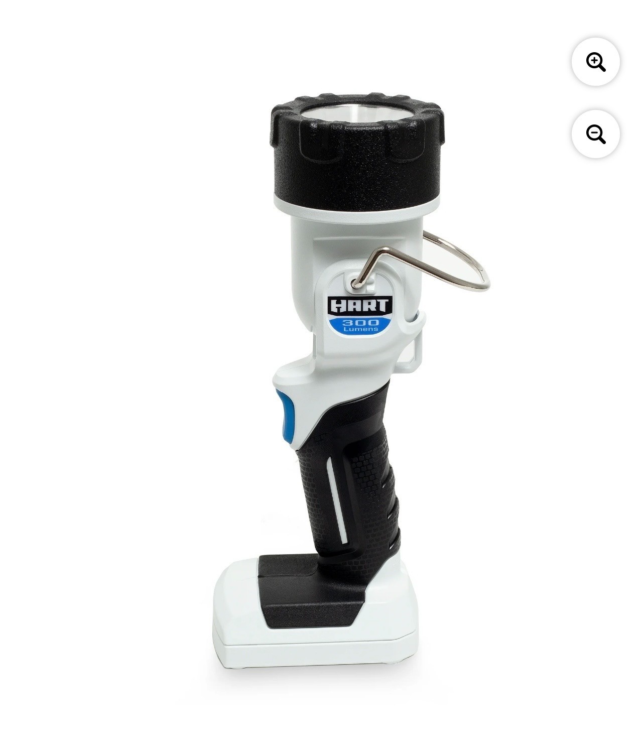 NEW HART Rechargeable Handheld Spot Work Light with Rotating Head, Magnetic Base