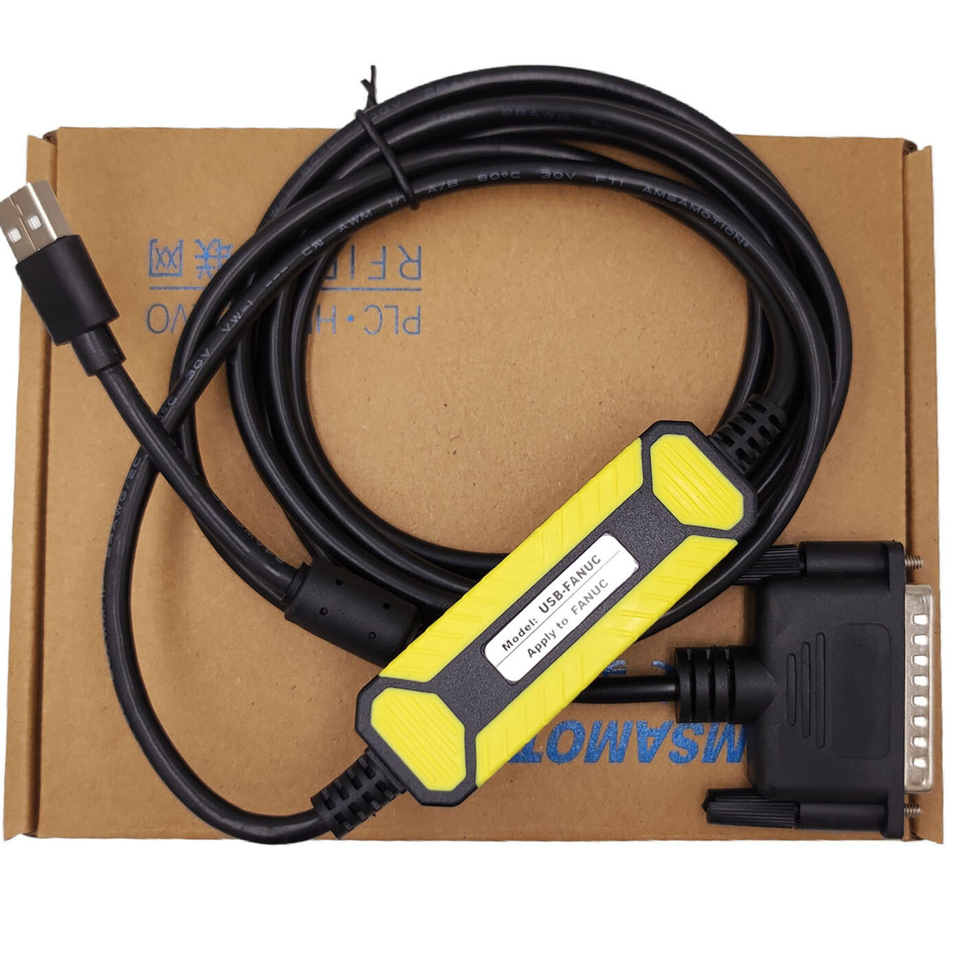 1Pc New Compatible with For Fanuc RS232 Data Transmission CNC Cable USB-Fanuc