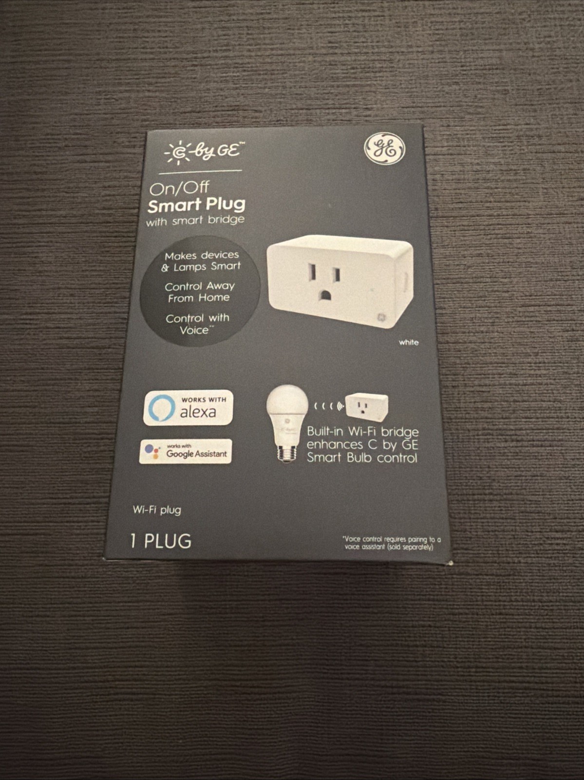 GE Cync Indoor Smart Plug | Alexa + Google Home WiFi Smart Outlet Voice Control