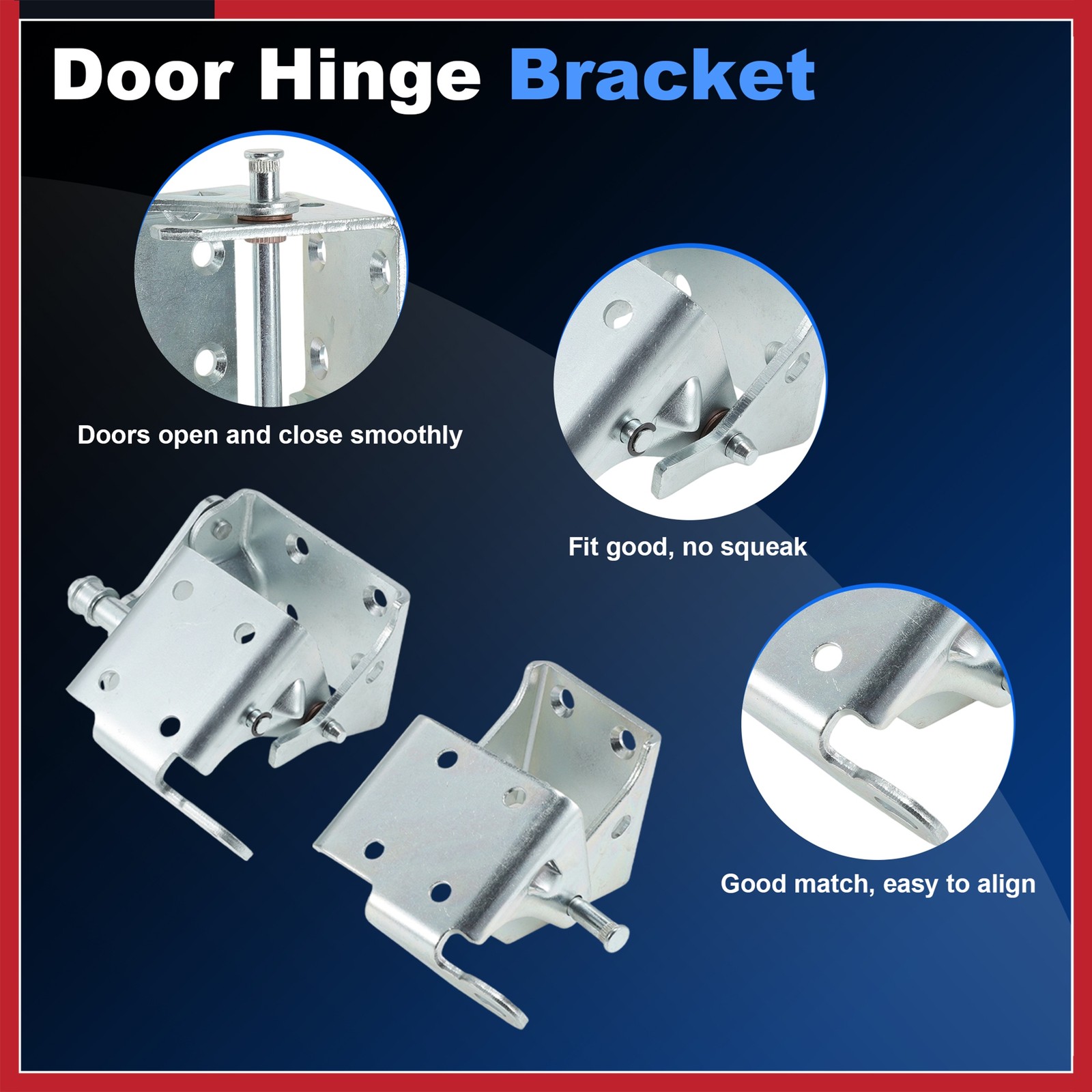 Front Left Upper Lower Door Hinge Kit for Chevy Blazer S10 95-2005 15981545