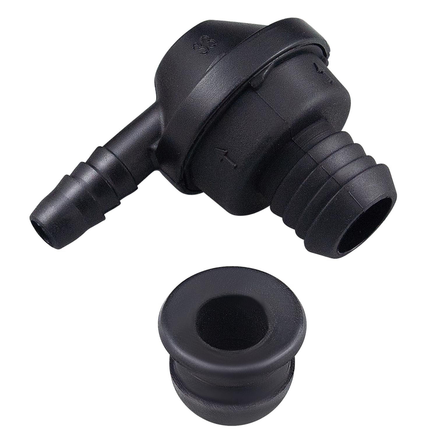 Amavoler Power Brake Booster Vacuum Check Valve with Grommet Fit for AUDI A1...