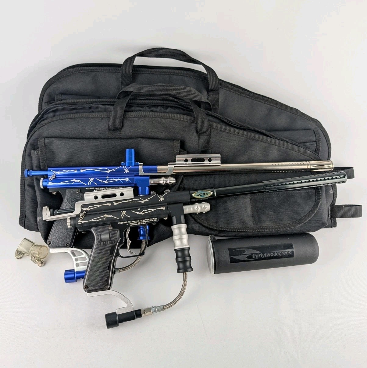 Vintage Kingman Spyder Paintball Marker Lot E99 Avant & E99 Blue Lightning