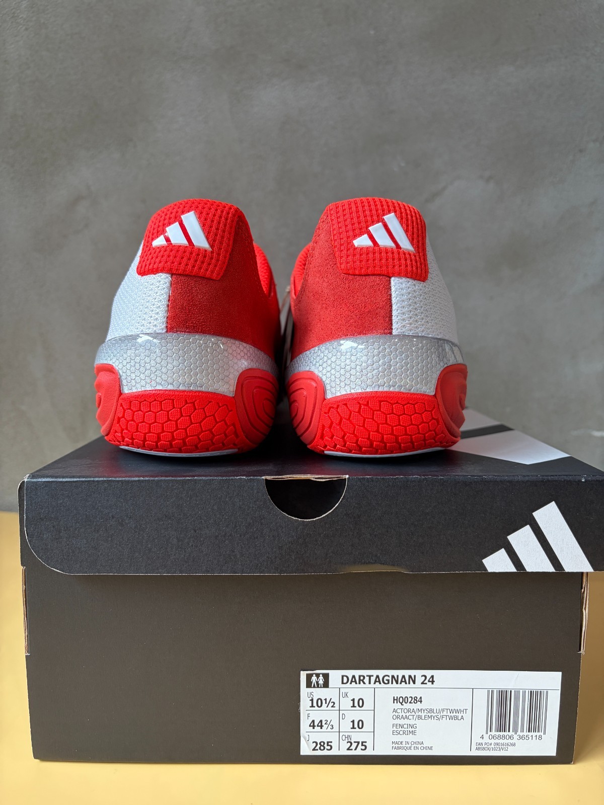 adidas Dartagnan 24 Unisex Fencing Shoes Sportswear Training Sneakers NWT HQ0284
