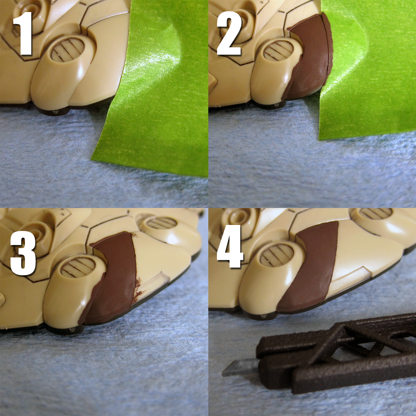 GrayClaw Precise Hobby Paint Eraser Correction tool for Gundam Model Kits