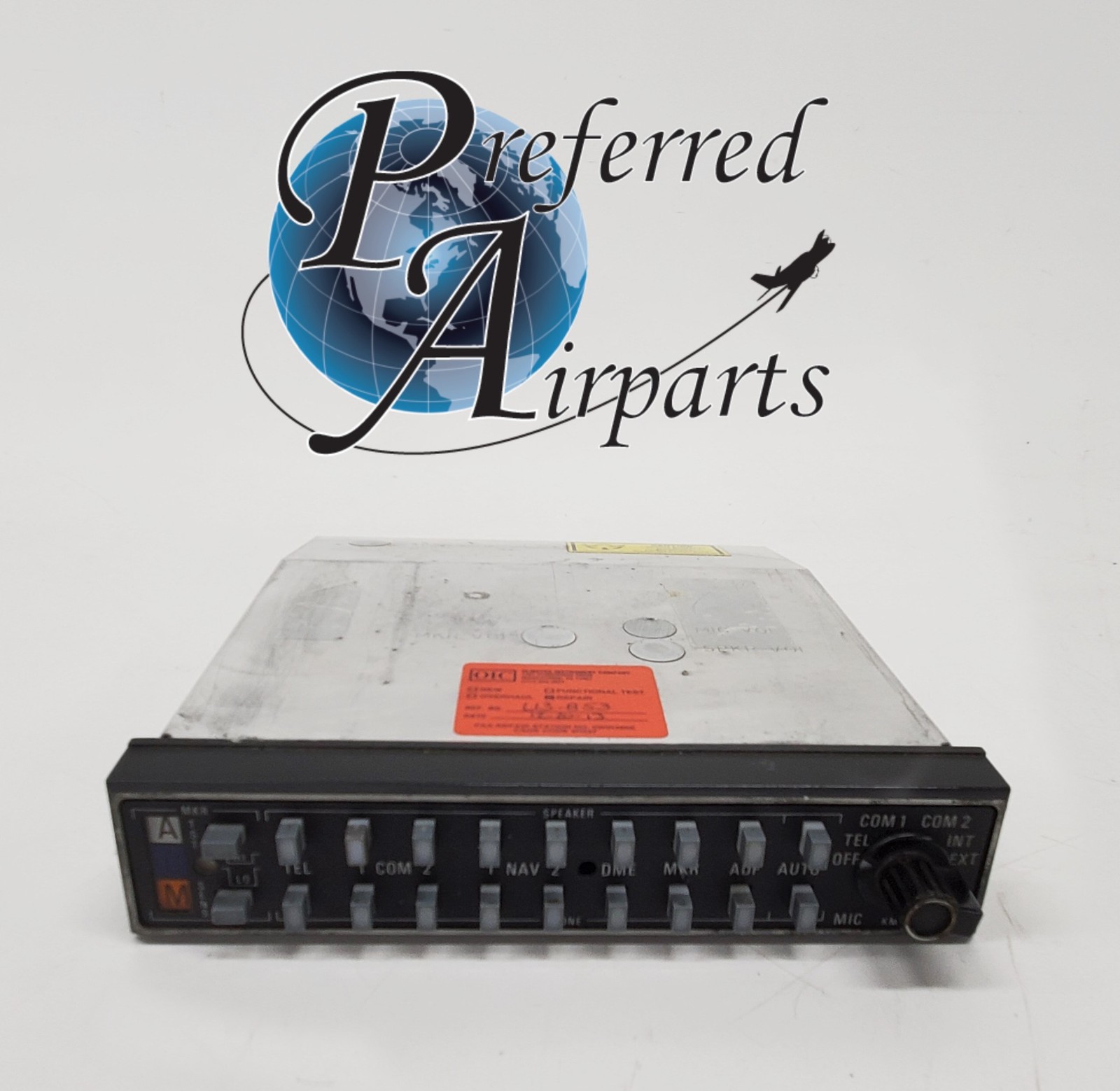 King KMA-24 Audio Panel Serviceable with removal tag P/N: 066-1055-03