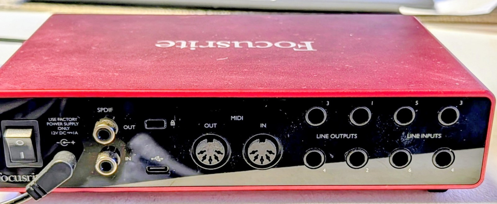 Focusrite Scarlett 8i6 2-Channel USB Audio Interface - SCARLETT-8I6-3G
